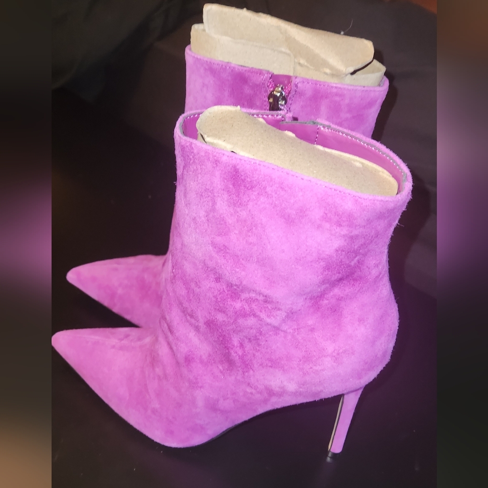 Nine West pink booties. Never worn